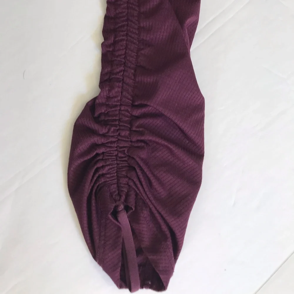 Fabletic purple leggings with cinch length, M - Picture 4 of 9